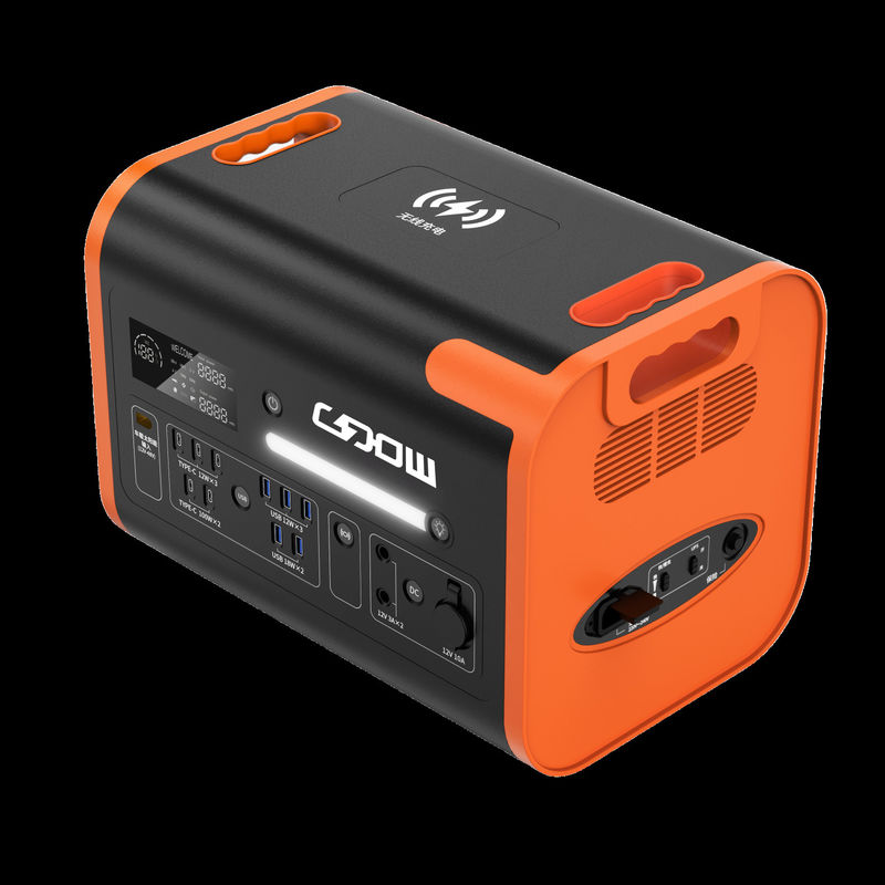 Home Outdoor Portable Power Station Solar Generator AC/DC Outlet Backup Lithium Baterai