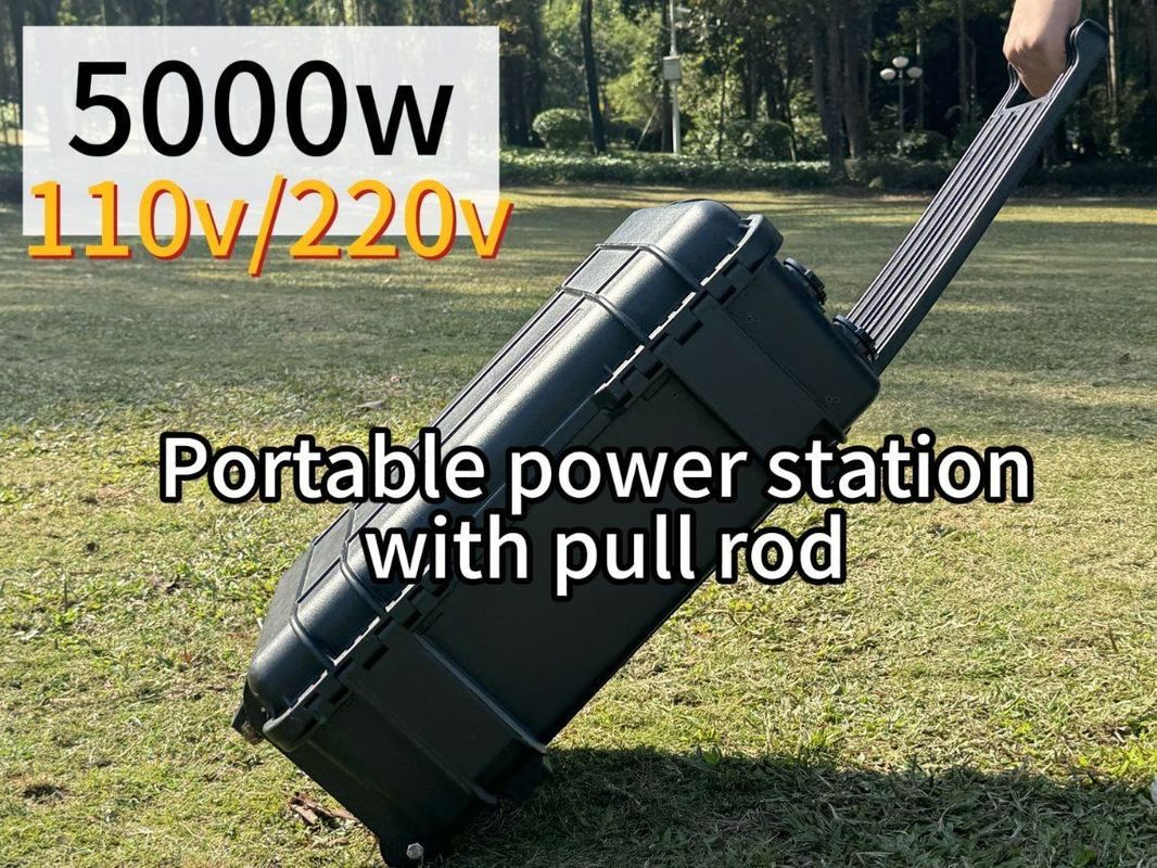 3000W 4000W 5000W Portable Solar Generator Power Bank untuk Semua Soket 6-7 jam waktu pengisian