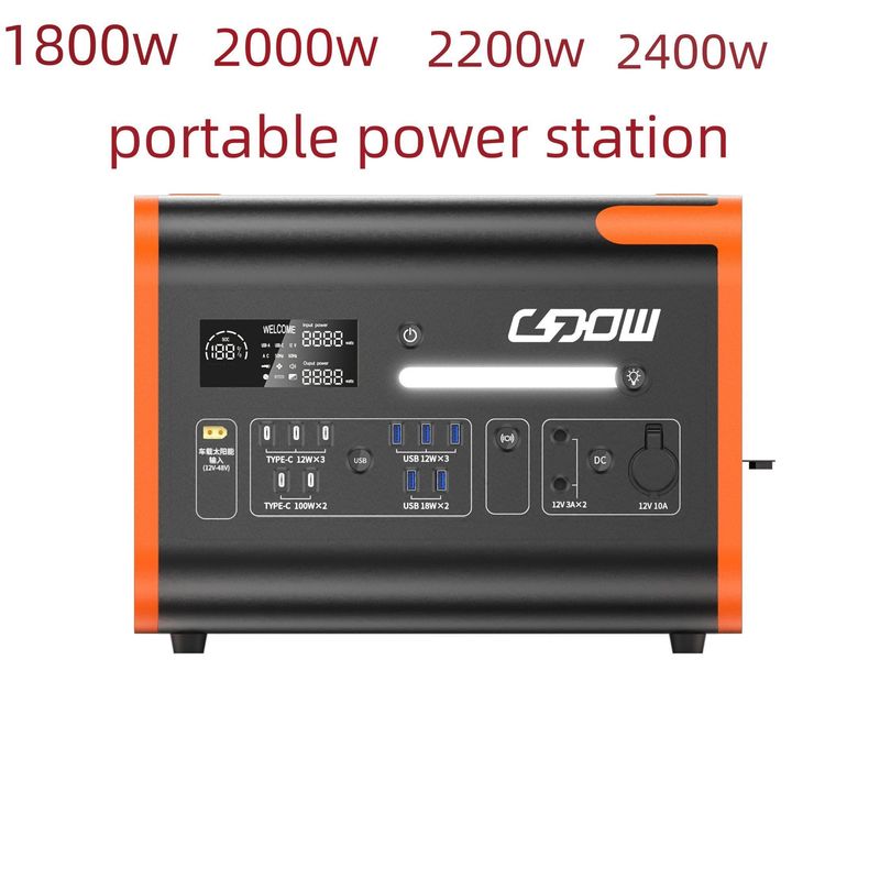2200W Output cadangan darurat rentang fluktuasi tegangan -5%-5% Stasiun penyimpanan energi