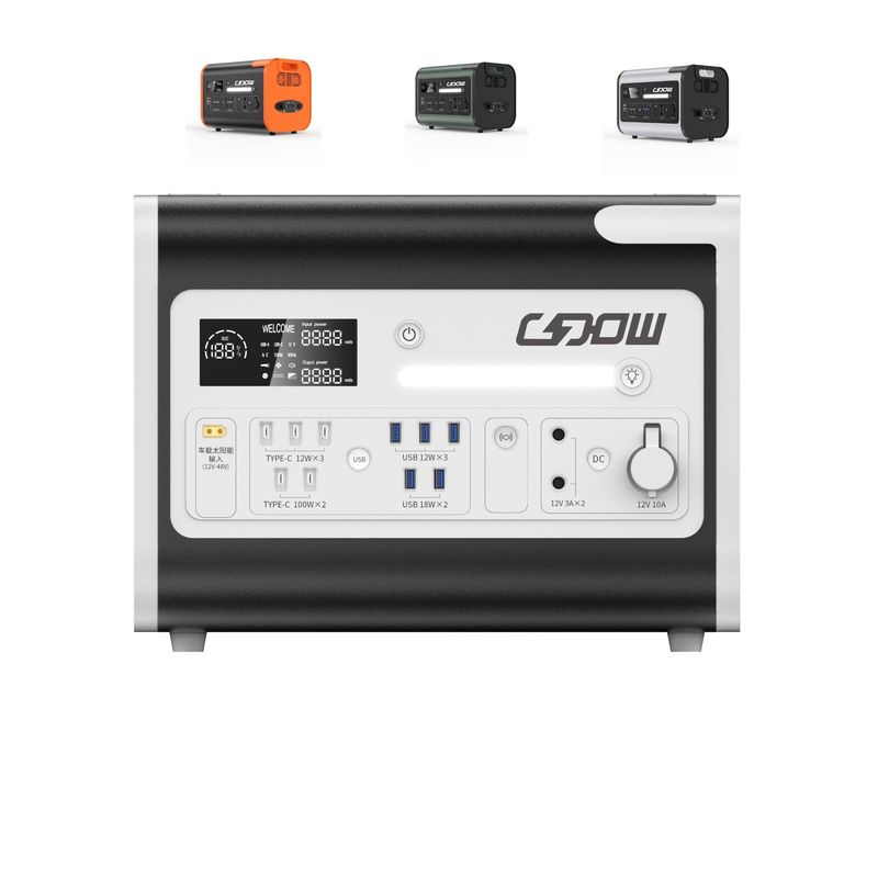 50/60Hz Wireless Charging Output Lithium Battery Generator untuk Rumah / Luar ruangan / Darurat