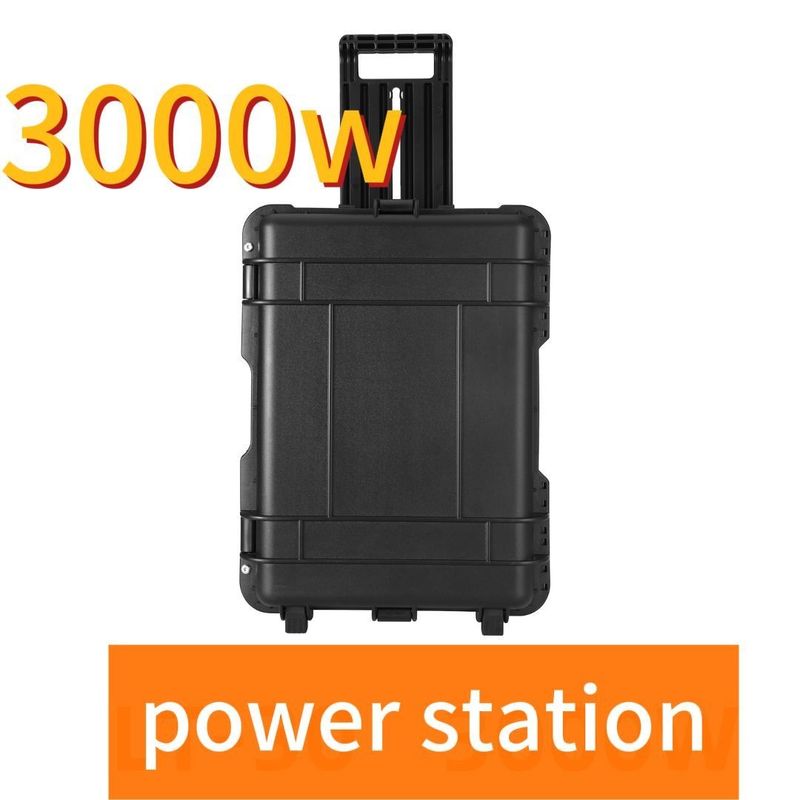 AC Pure Sinus Wave Output Kapasitas Tinggi 110V/220V Rumah atau Outdoor Camping Power Station