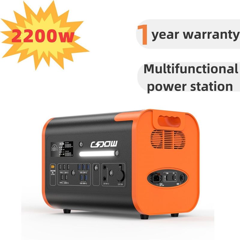OEM AC Output Voltage 100V-120V/220V-240V Generator Surya Luar Rumah untuk Perkhemahan