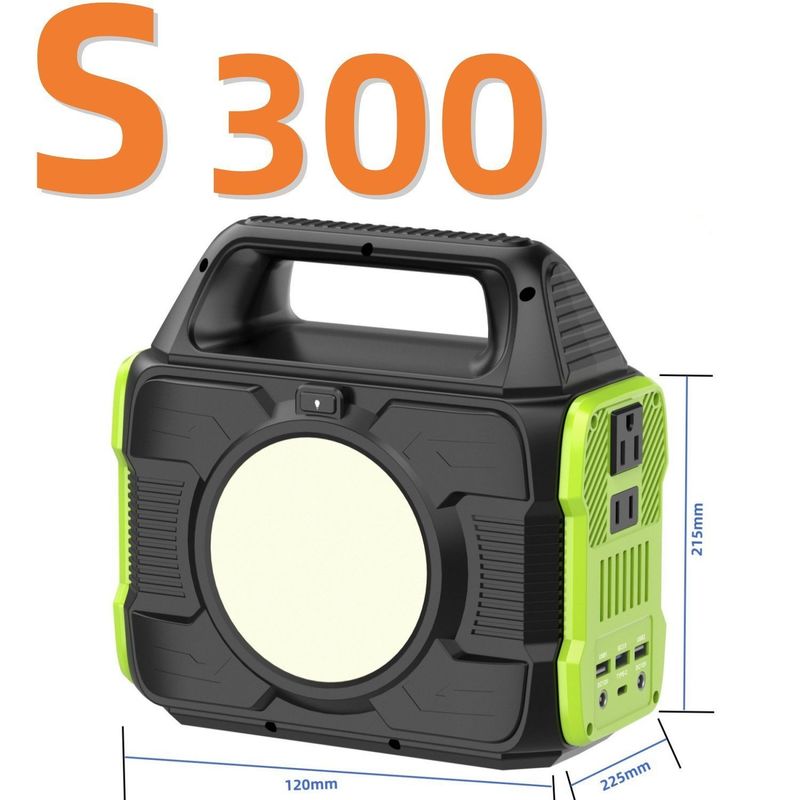 300W Mini Power Station Portable Kuat dan Disesuaikan untuk cadangan daya darurat