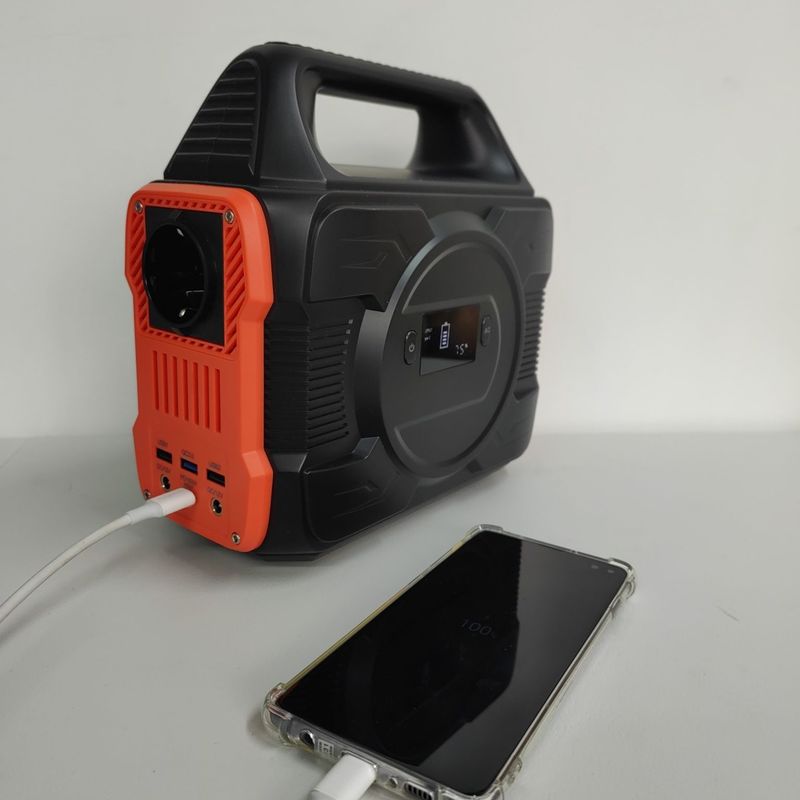 300W 80000mAh Backup Power Generator Pd Notebook Outdoor Power Station untuk Perjalanan