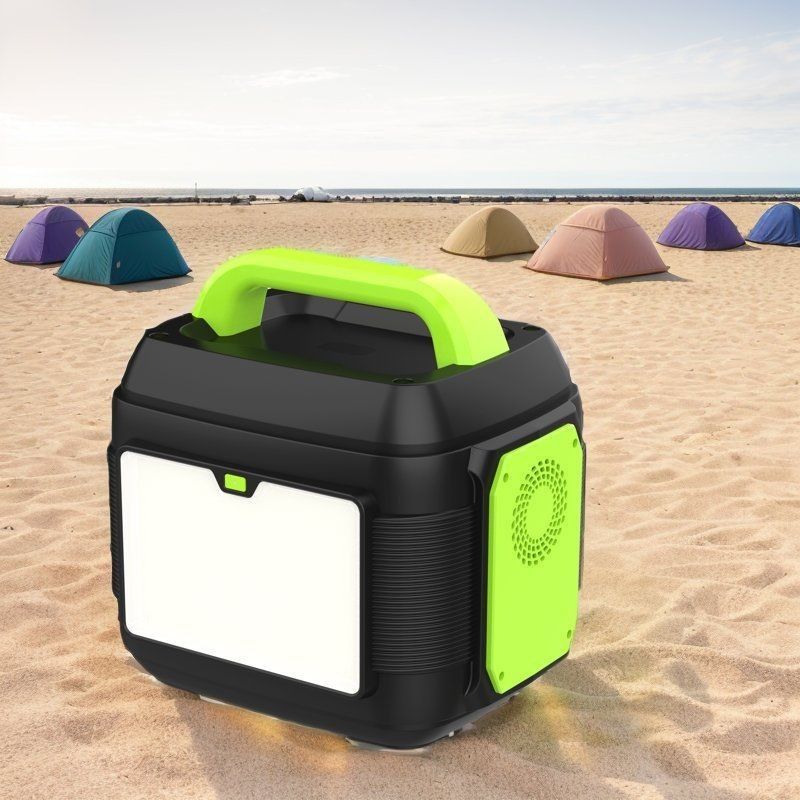 576wh Solar Input Portable Power Station 600W Outdoor Camping USB tipe C DC AC Output