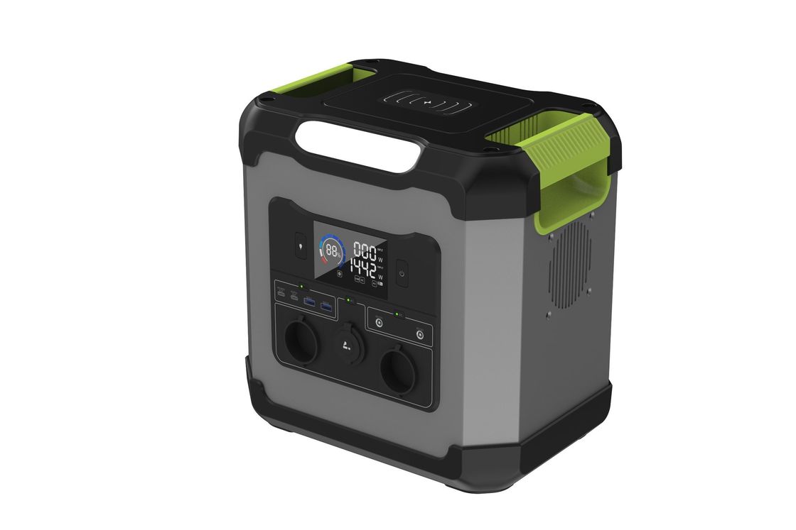 2000W Quick Charging MPPT LiFePO4 Battery Inverter All-in-One Off Grid Sistem Surya dengan British AC Output Socket