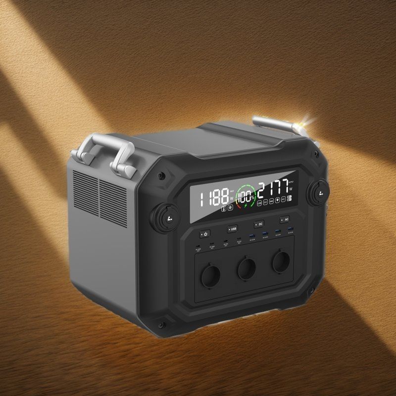 Un38.3/MSDS Diuji Solar Generator 2500W 2000W 3000W Portable Power Station untuk Mobile