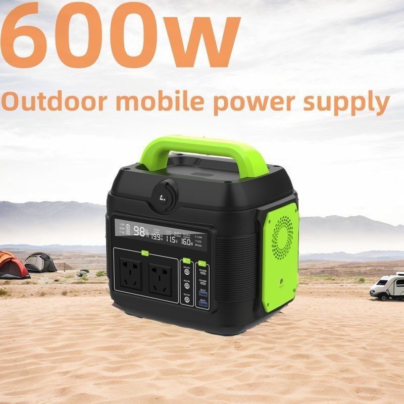 600W/160000mAh AC110V 220V Generator pembangkit listrik tenaga surya untuk penyimpanan energi di luar perkemahan