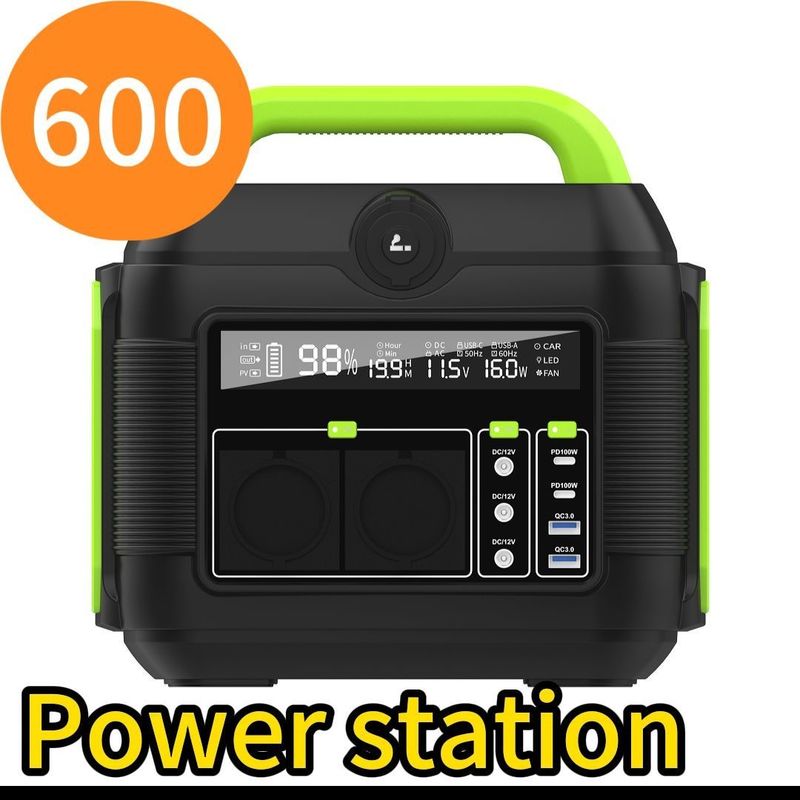 600W AC Output Portable Power Station Asia Timur Ekspor Sistem Penyimpanan Energi Surya