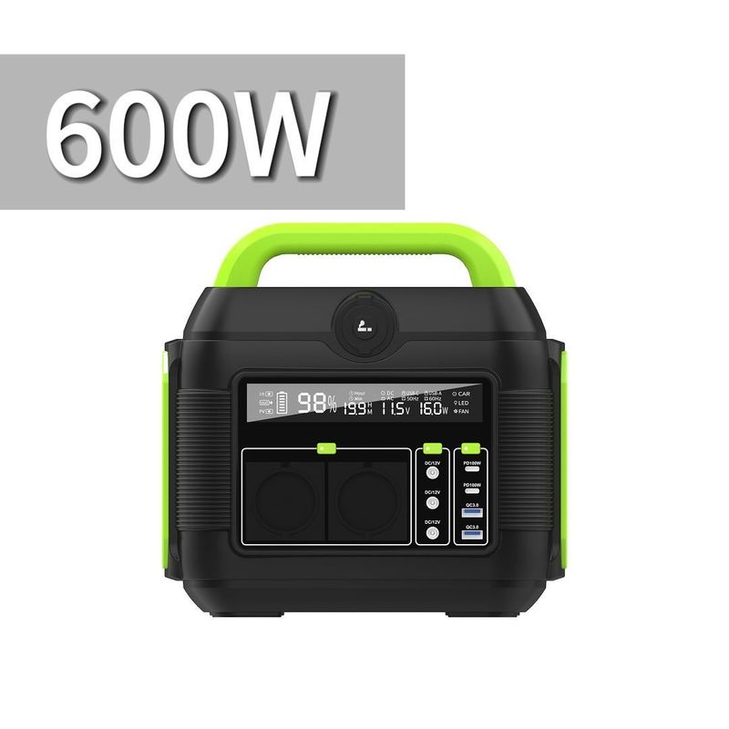Nextgreenergy 600W Baterai Surya Portable untuk berkemah dan perjalanan Baterai yang bisa dilepas Mungkin tidak