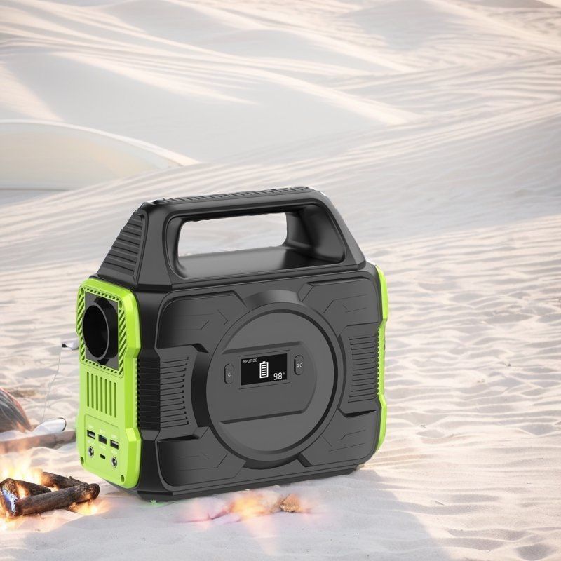 288wh Lithium Battery Solar Generator Daur Ulang dan Mobile Wireless Charger untuk Tur