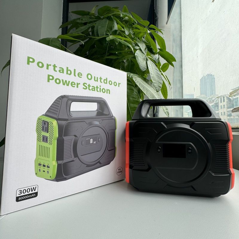 AC Socket Us S3 300W Stasiun Listrik Portable Rumah Tangga Darurat dengan Desain Portable