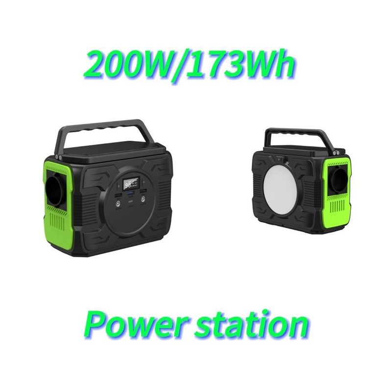 Kapasitas Baterai 48000mAh Portable Power Mobile Balkon RV Generator untuk Camping Outdoor