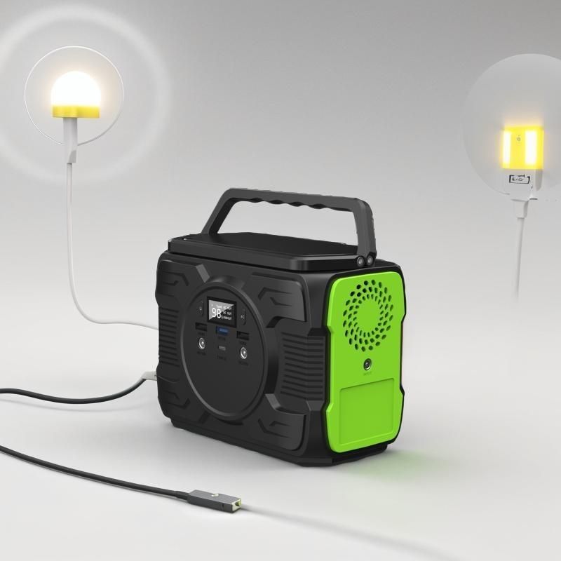 48000mAh Baterai Kapasitas Daya Power Bank Portable untuk Rumah dan Camping 200W 173Wh