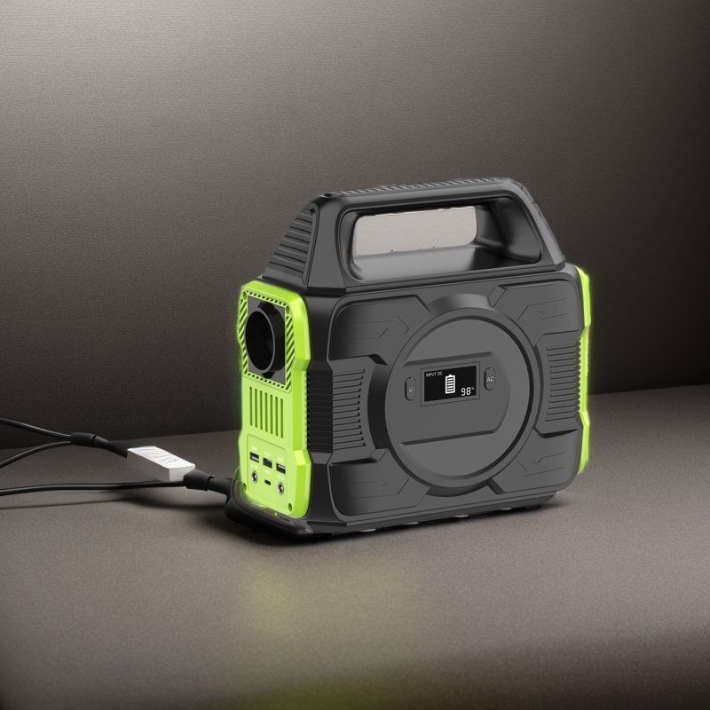 S3 dan AC Socket Us 300W Solar Power Station untuk Outdoor tanpa Koneksi Grid