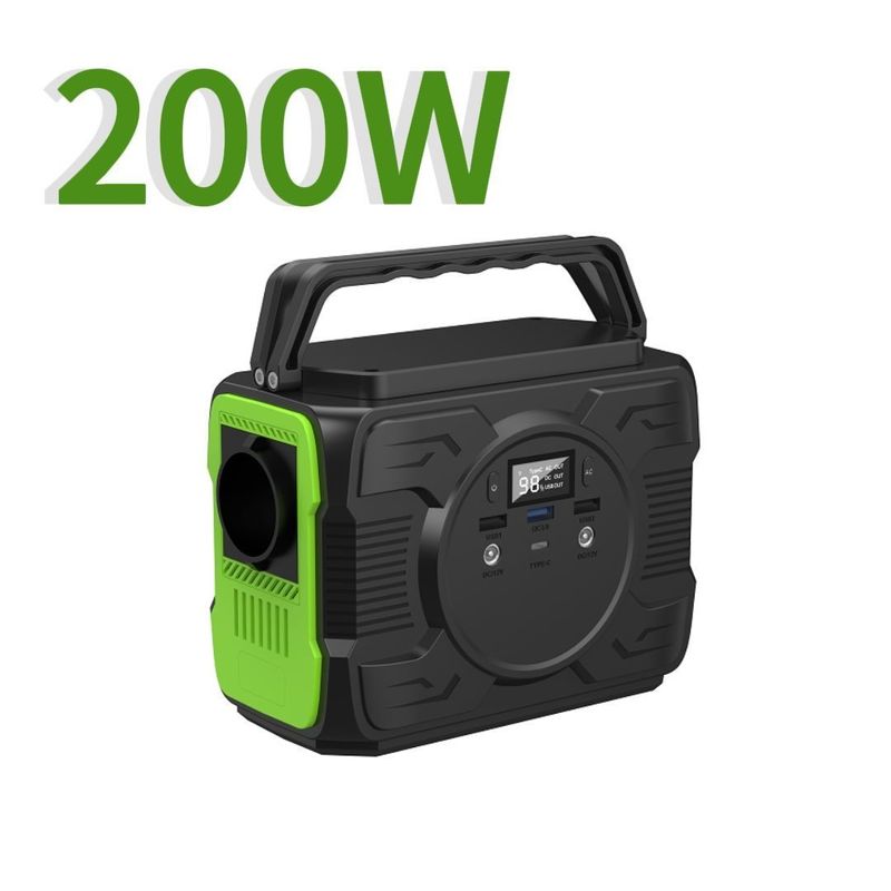 Outdoor 200W Solar Panel Portable Charger dengan LED Light SOS dan Desain Waterproof