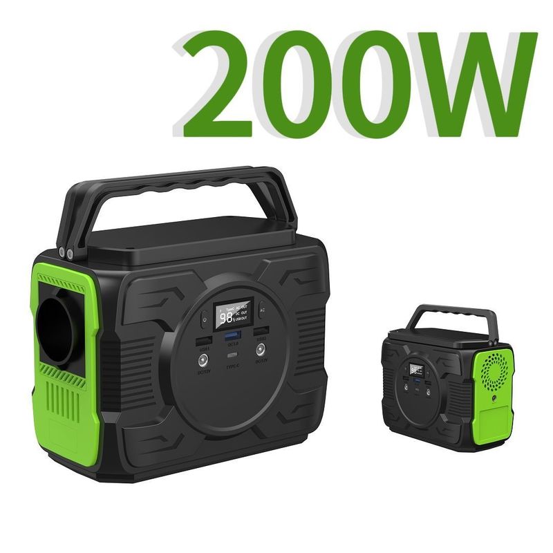 Baterai Lithium Ternary 200W Generator Portable UPS Type Power Station untuk darurat