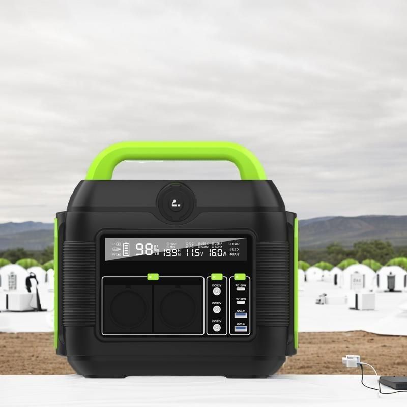 Terungkap LCD Display 600W Solar Generator untuk Pengisian Rumah dan Semua Merek Kompatibel