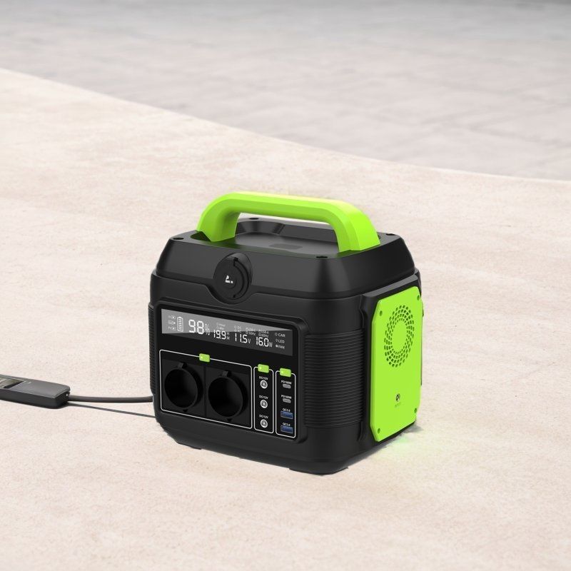 Disesuaikan 600W Mini UPS Portable Generator 220V EU AC Socket Listrik darurat