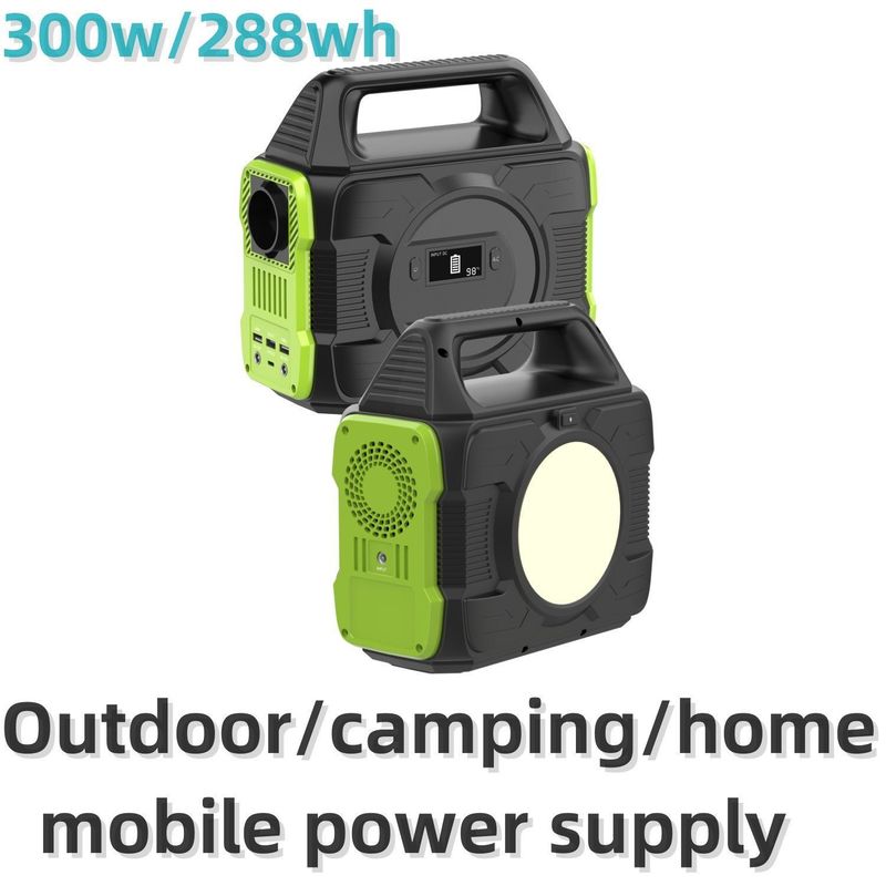 Generator surya 300W yang dapat diisi ulang untuk pembangkit listrik portabel dan pengisi daya ponsel