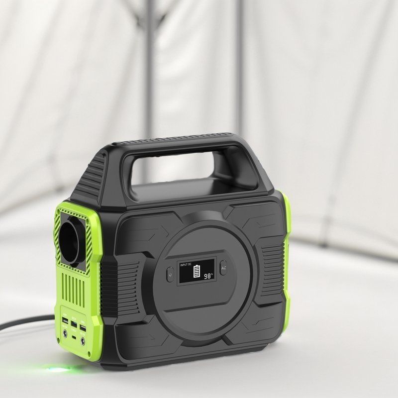 Stasiun listrik penyimpanan energi outdoor portabel dengan baterai lithium 300W super cepat