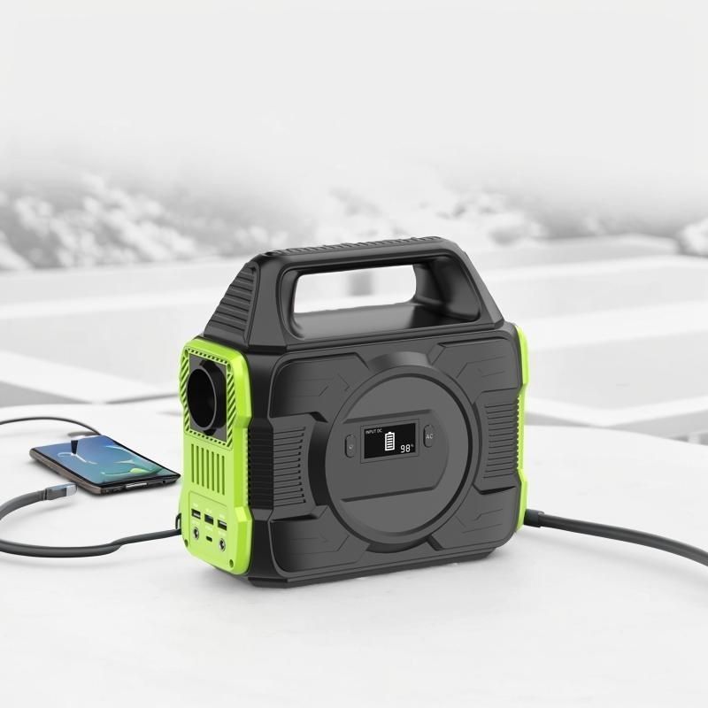 Daur ulang 300W MPPT Portable Solar Car Generator untuk Outdoor Camping RV Power Station
