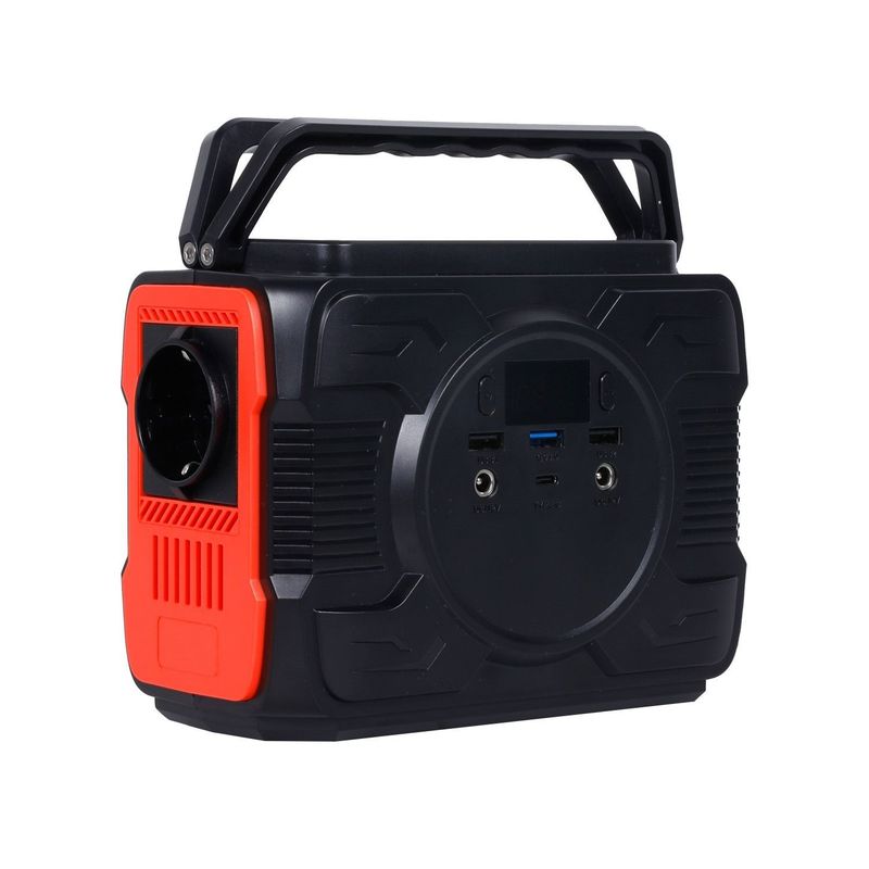 12V-16.8V/6A DC1 2 Output 220V Daya Tinggi Stasiun Listrik Ponsel Portable 200W Balkon