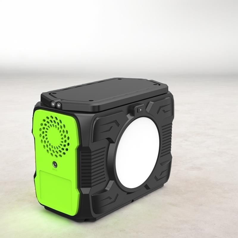 Pengisi daya generator surya portabel dengan daya output 200W AC dan tipe C input/output 9V/3A