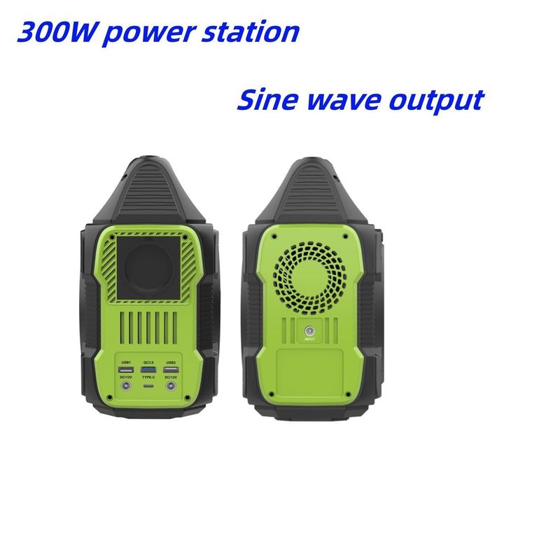 Stasiun Listrik Drone Surya 220V 300W Portable Charger Darurat Nyaman untuk Kemping