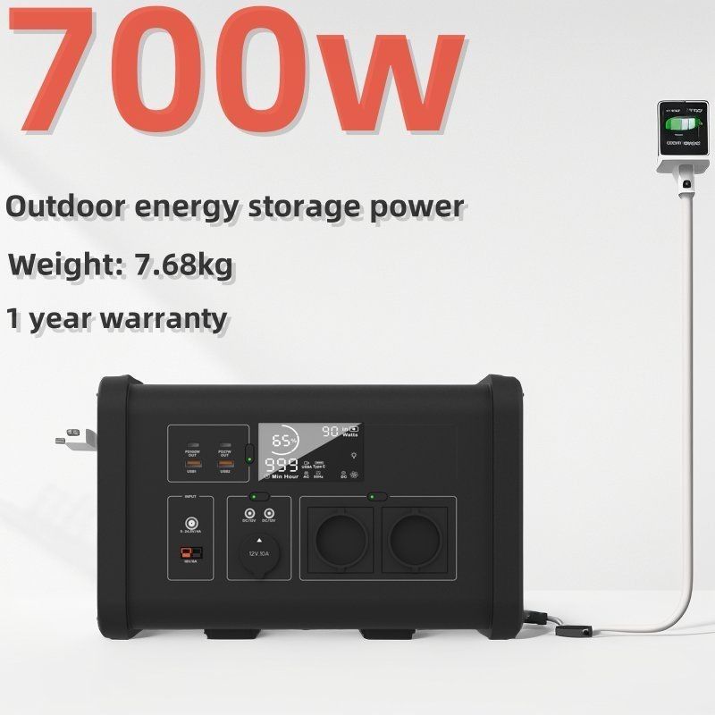 700W Portable Power Station Solar Generator untuk Kegiatan Luar Ruangan Mudah dioperasikan