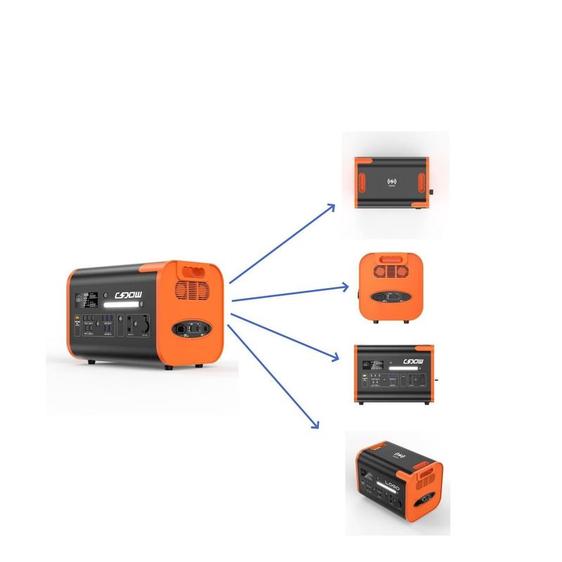 AC 100V-120V/AC 220V-240V 2200W Generator Surya Portable untuk Kegiatan Luar Ruang pada tahun 2024