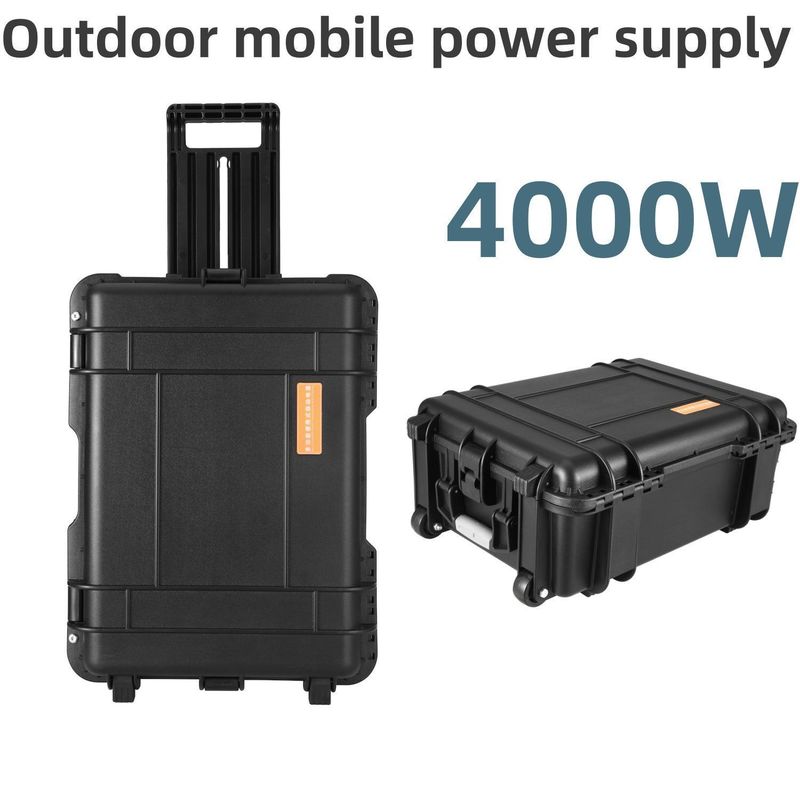 2024 Multi-Fungsi 3000W 5000W 6000W 7000W Portable Solar Generator dengan Versatile
