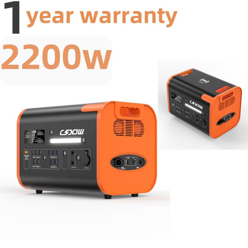 1800W 2000W 2200W 2400W Solar Generator untuk RV Boat dan Laptop Dikuasai oleh Baterai LiFePO4