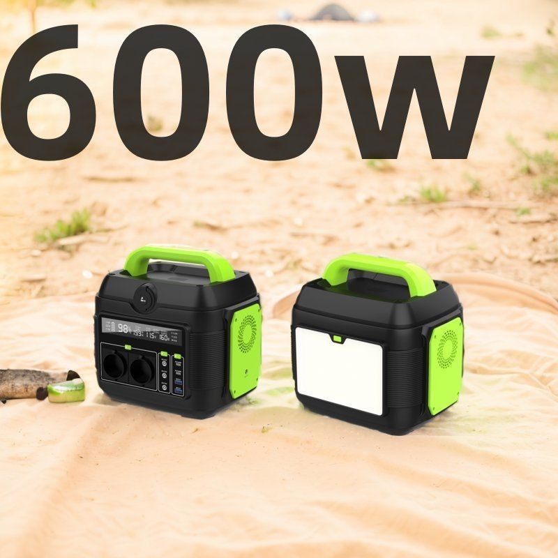 2024 Desain Baru S6 600W Daya Mobil Khusus Stasiun Listrik Portable Solar Generator