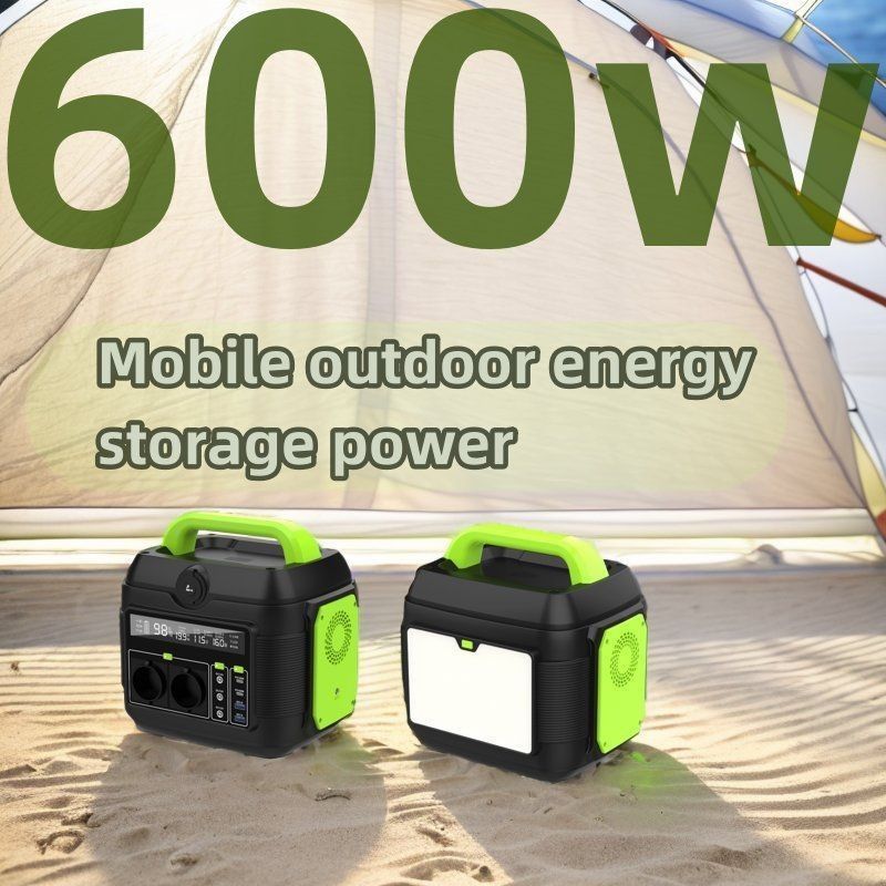 600W Reveal Liquid Crystal Display Solar Generator untuk Pembangkit Listrik Portable