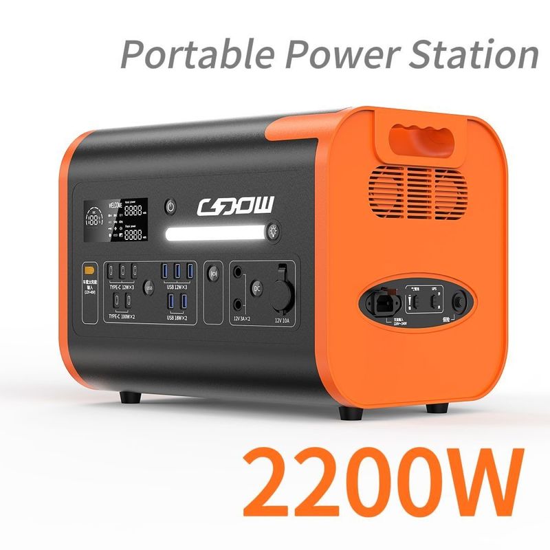 2000wh Off Grid Energy Storage Energi Surya Backup Power Bank Portable Power Station