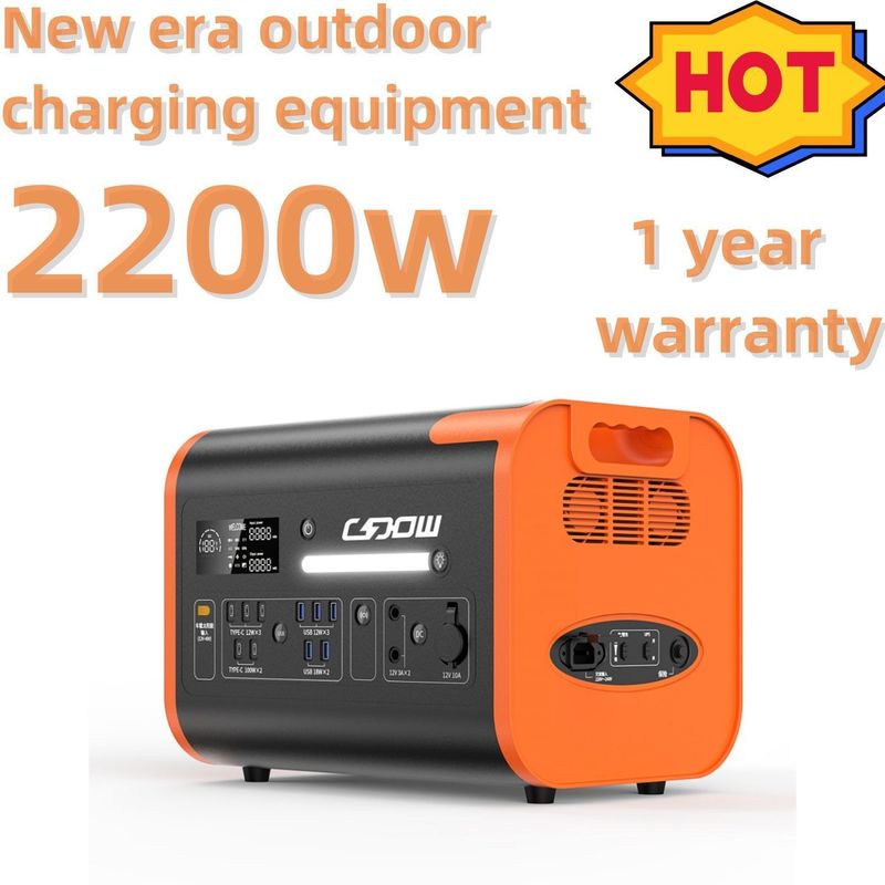 2000W/2200W/2400W Lifepo4 Portable Solar Generator untuk stasiun pengisian darurat