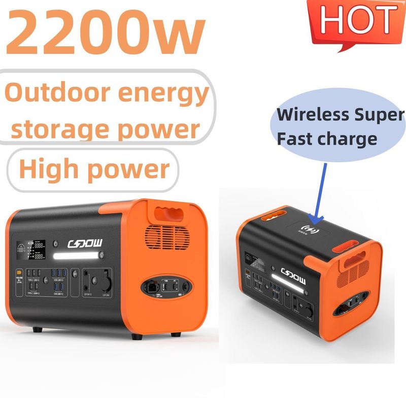 Un38.3/Msos Otentikasi 2200W Stasiun Pengisian Portable 220V Solar Generator untuk Kantor