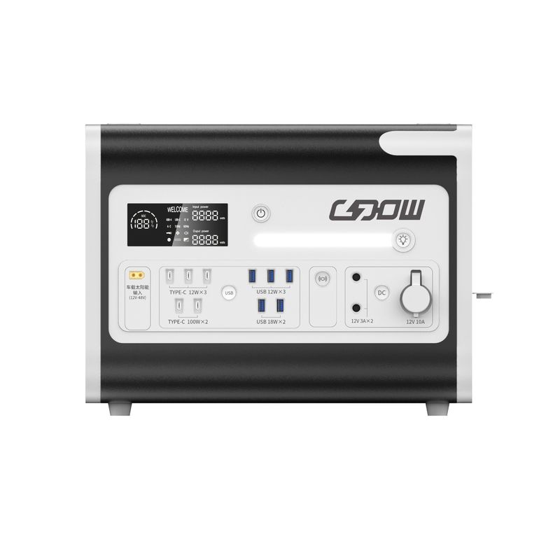 2200W Daya Konstan Output Pemancar Daya Portable untuk Outdoor Camping Energy Storage
