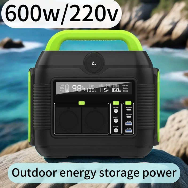 Generator surya portabel yang dapat didaur ulang 600W 2200W 3000W untuk berkemah energi terbarukan panas