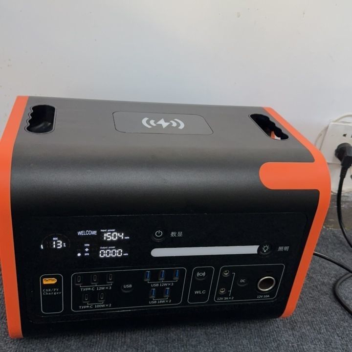 AT22 Outdoor Portable Power Station dengan output 220V dan generator penyimpanan energi surya