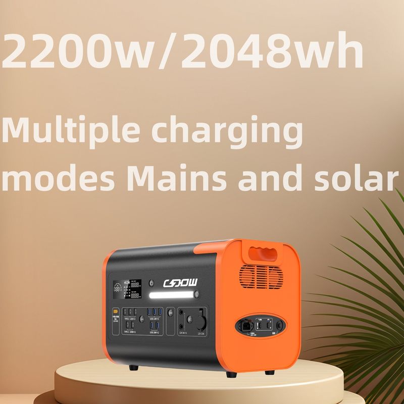 Wireless Charging 15W 40ah High Power Portable Power Station dengan Siklus Kehidupan 2000 Kali