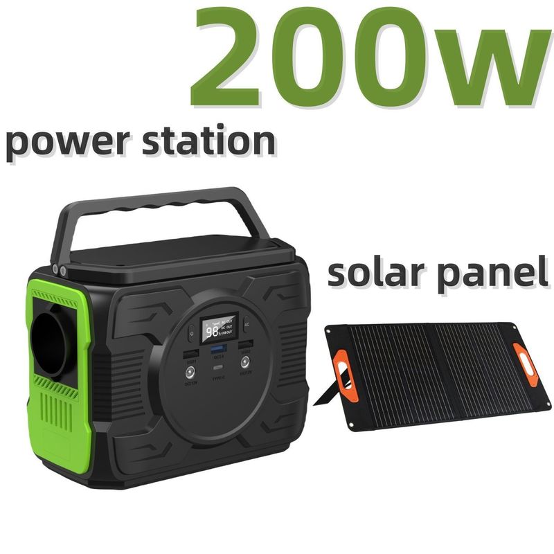 110/220V-50Hz/60Hz Modified Wave AC Output Solar Generator untuk Outdoor Power Station