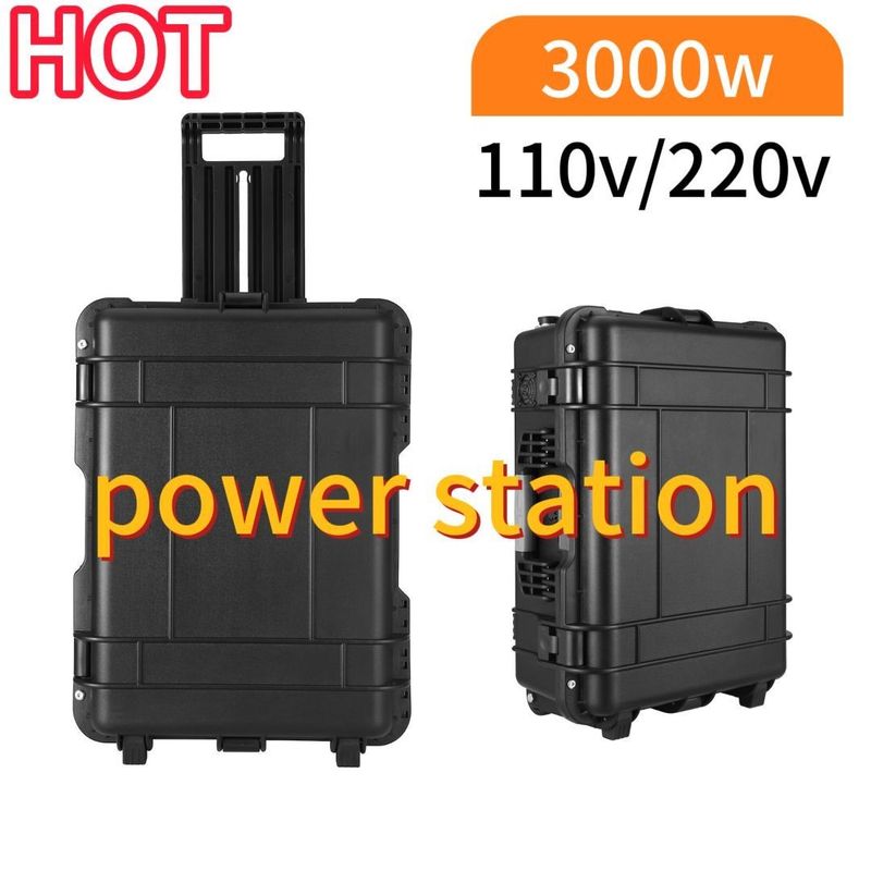 Desain Portable 3000W 4000W Solar Generator Outdoor Rumah Tangga darurat Power Station