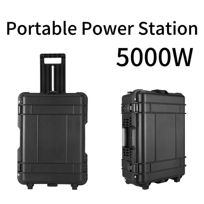 Generator Bank Daya Supply Energi Darurat 5000W dengan Inverter AC/DC CE.Un38.3 Bersertifikat