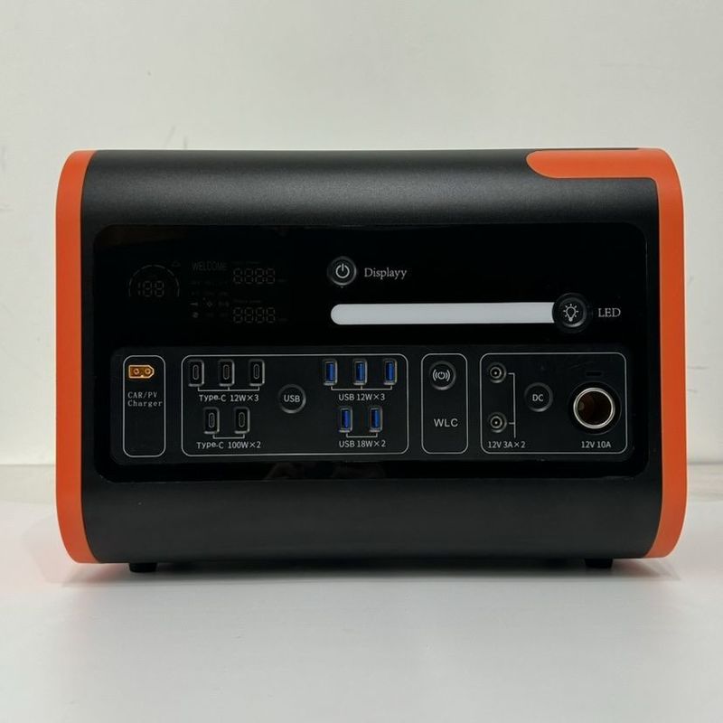 800W Solar Input 2048wh2200wh Outdoor Power Station dengan dan Life Span 2000 Times