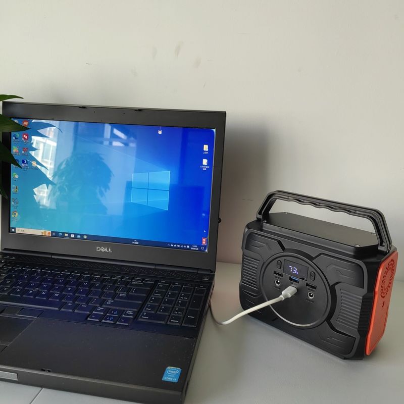 Stasiun Listrik Mini Portable 200W Hot Orange dengan Hitam 110/220V-50Hz/60Hz S2X-173