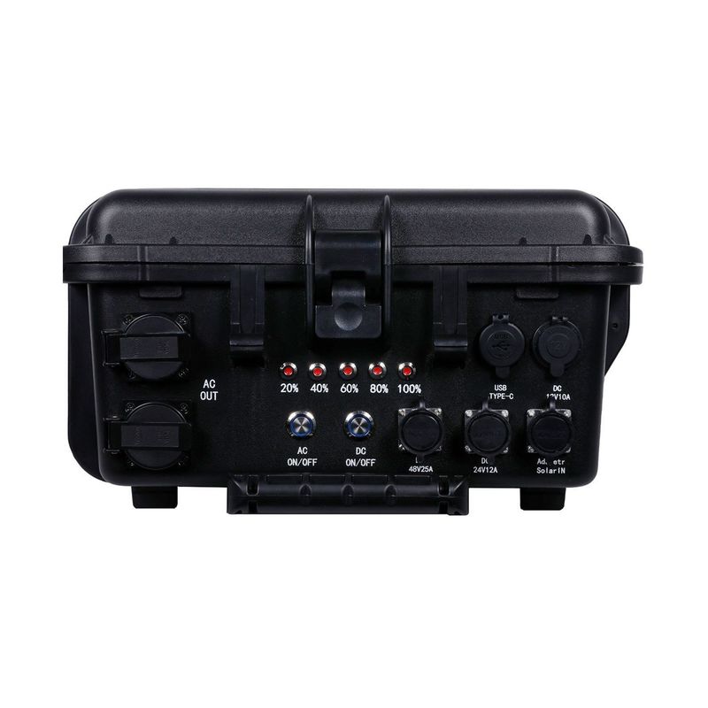 LiFePO4 Portable Power Station 6000W Peak Power Solar Generator untuk kegiatan luar ruangan