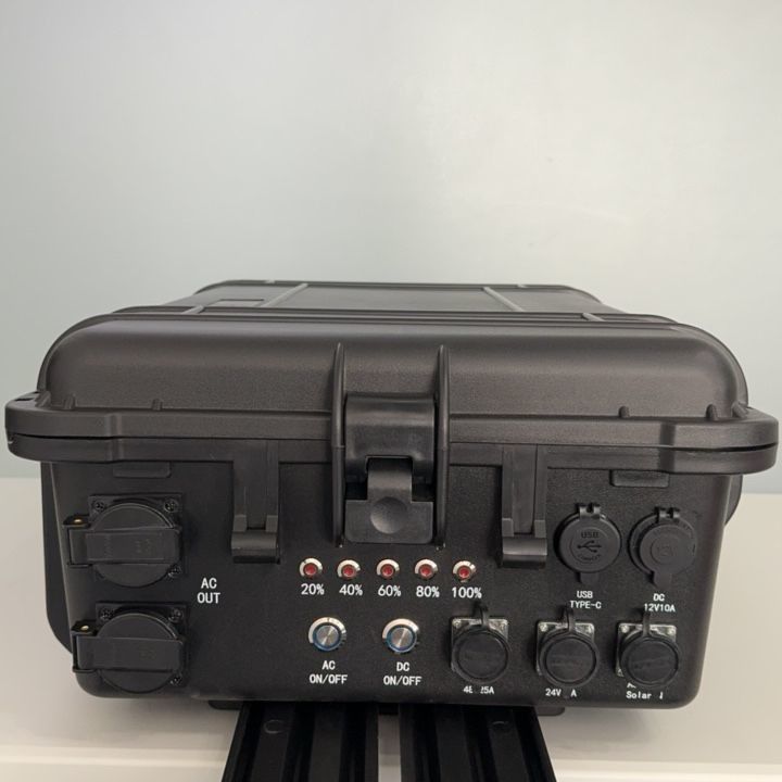 6000W Daya Puncak Portable Solar Power Station 2200W 3000W USB/Type-C 18W Max dengan 1