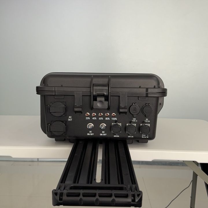 Home Portable Solar Generator dengan AC Output Current 15A Max 4000 Watt Power Station